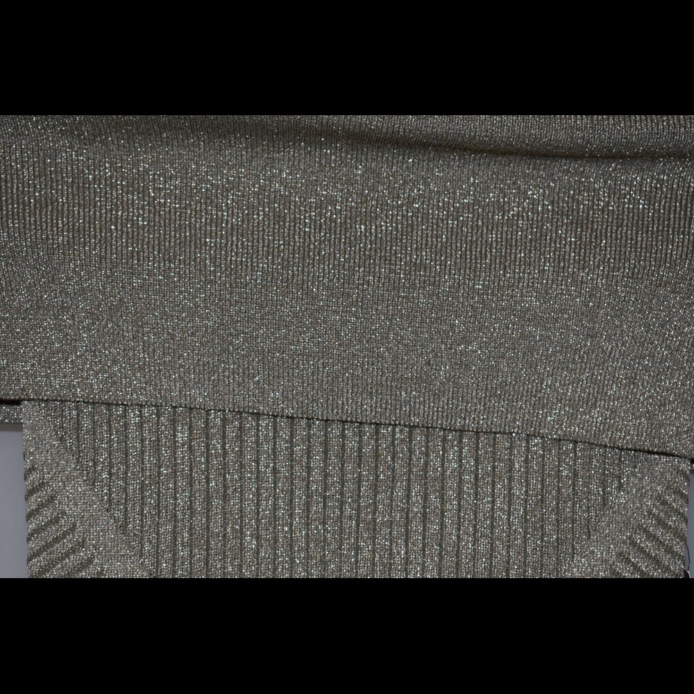 NWT NY&CO Metallic Off the Shoulder Sweater Midi - Picture 6 of 6